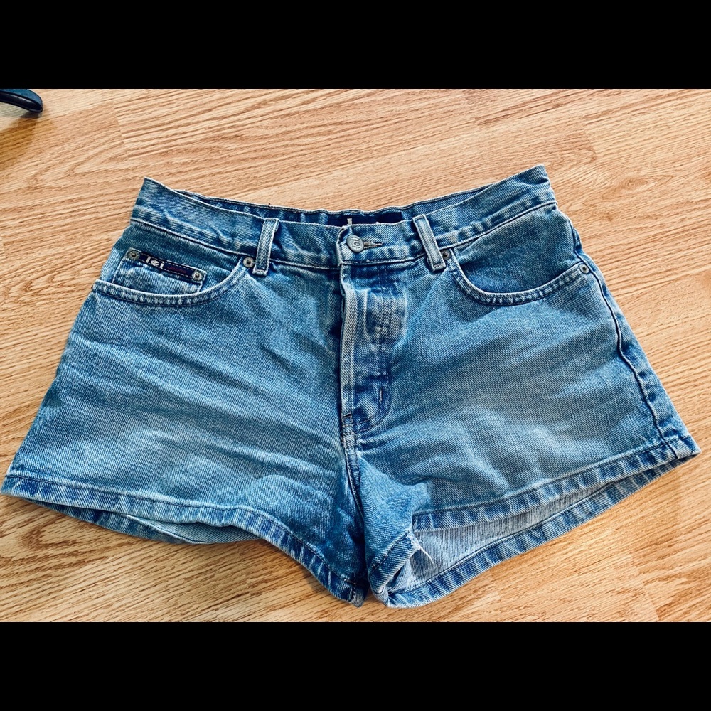 Vintage LEI denim hi rise shorts